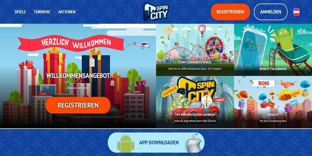 spin city casino